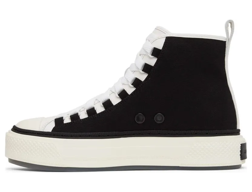AMIRI Black & White M.A. Court High Sneakers (PS22MFS015-004) (3)
