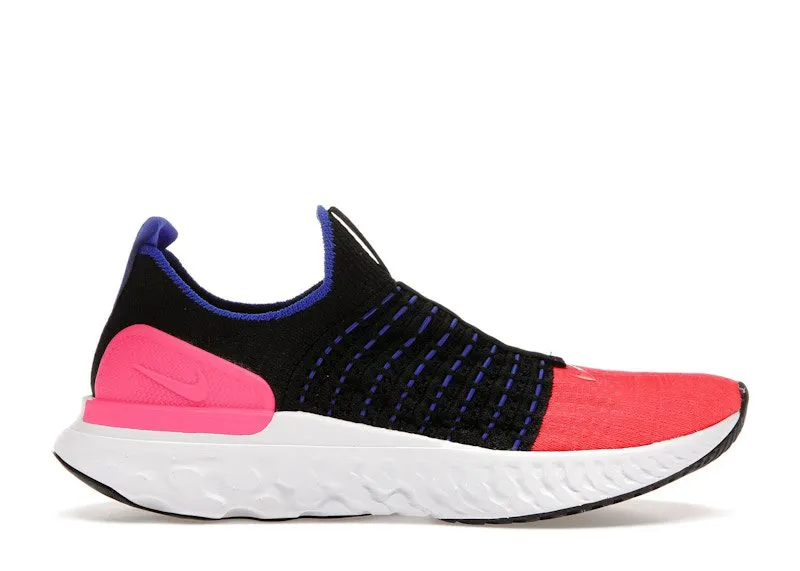 Nike React Phantom Run Flyknit 2 Black Hyper Pink (DX2354-001)