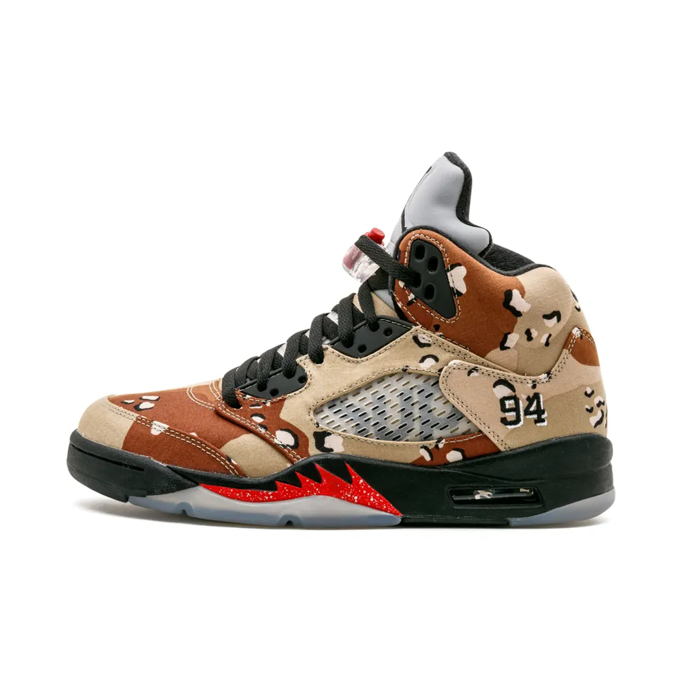 Air Jordan x Supreme Nike AJ V 5 Retro Desert Camo (824371-201)