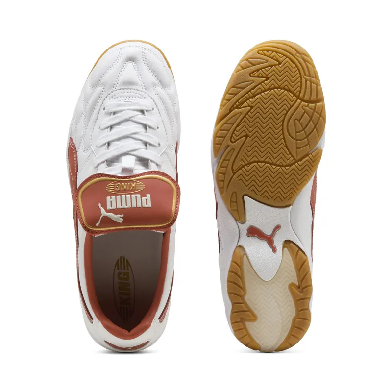 Puma King Indoor “Puma White / Amarena” (401683_20)