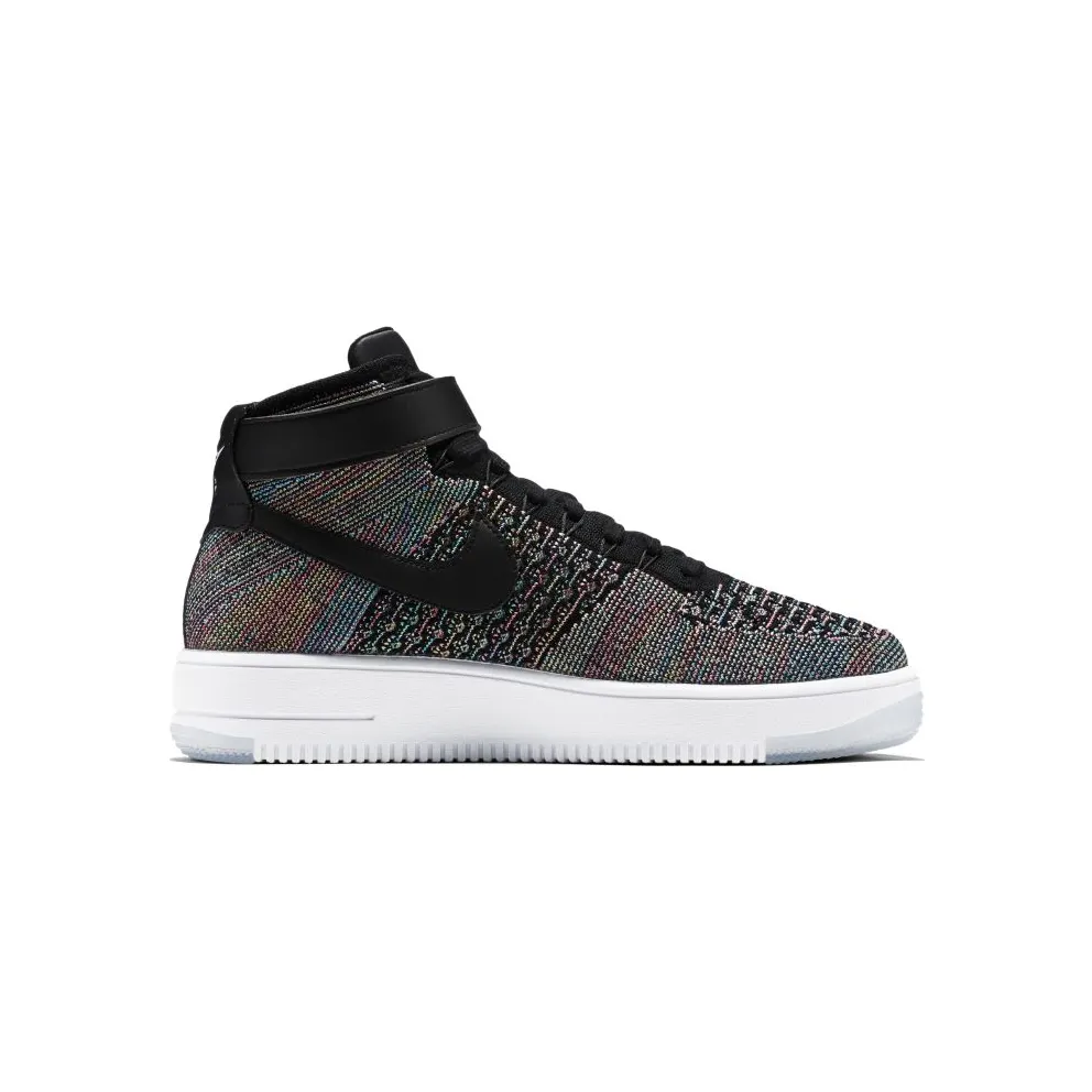 Nike Air Force 1 Ultra Flyknit Mid Multi-Color 2.0 Pink Blast/Black-White (817420-601)