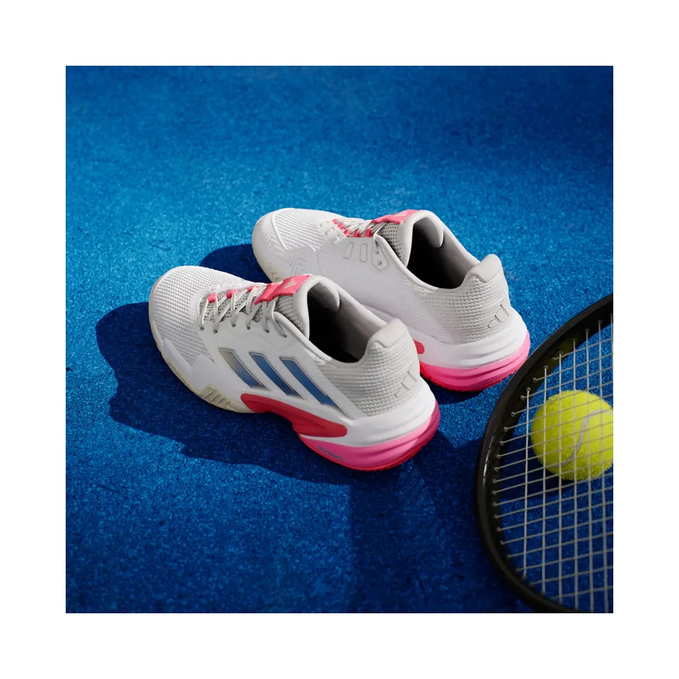 Adidas Barricade 13 Tennis Cloud White / Champagne Met. / Lucid Red (IH2967)