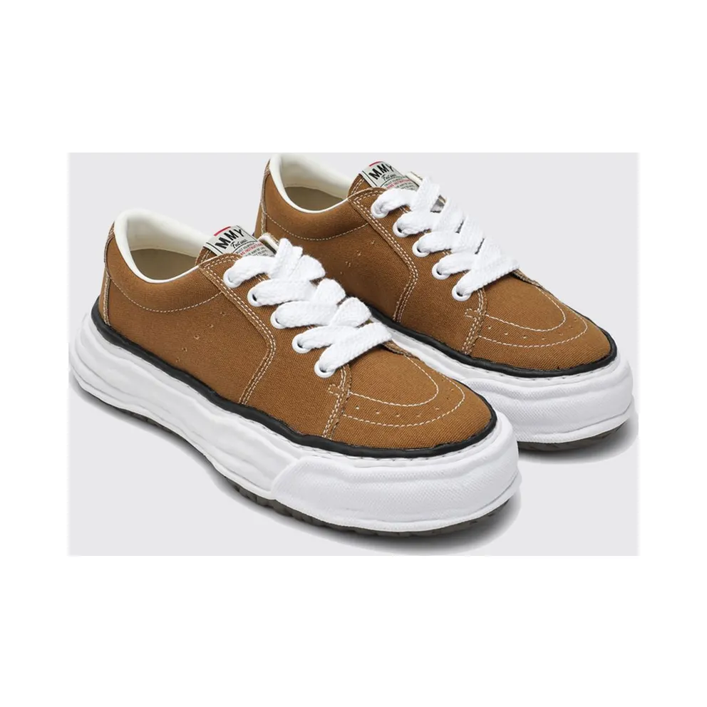 Maison Mihara Yasuhiro Eric Canvas Low-Top Platform Brown (A16FW703BR)