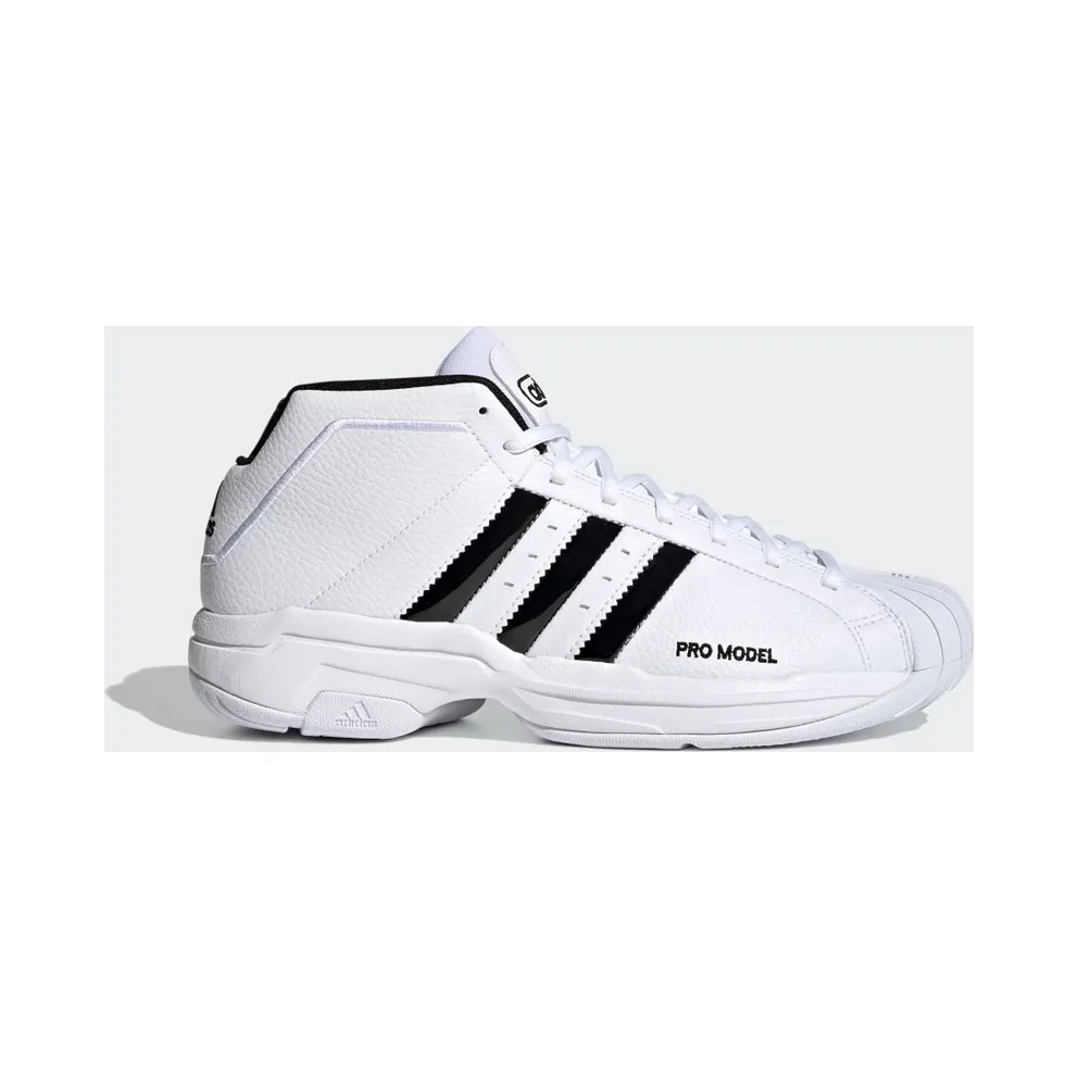 adidas Pro Model 2G Basketballschuh Cloud White / Core Black / Cloud White (FW4344)
