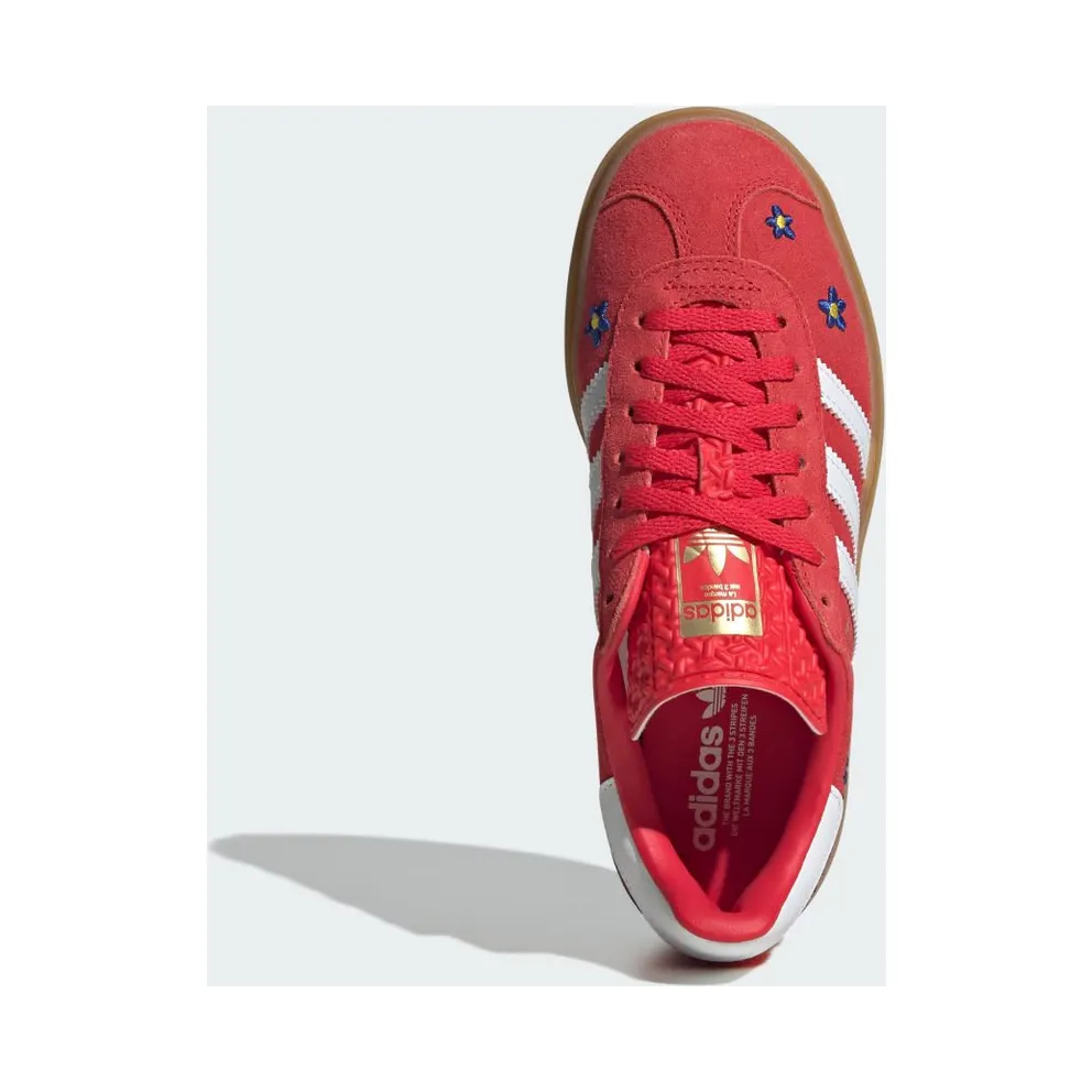 Adidas GAZELLE BOLD Shoes Pure Ruby / Cloud White / Gum (KI0374)