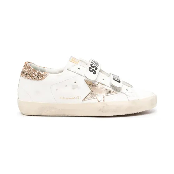 Golden Goose Old School leren “White” (GWF00111F002154)