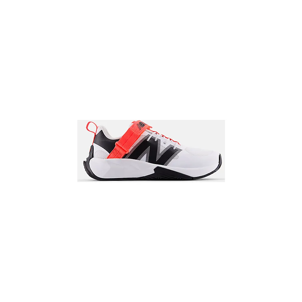 New Balance FuelCell Play Bungee with Top Strap White Urgent Red Black (PTFCYAB)
