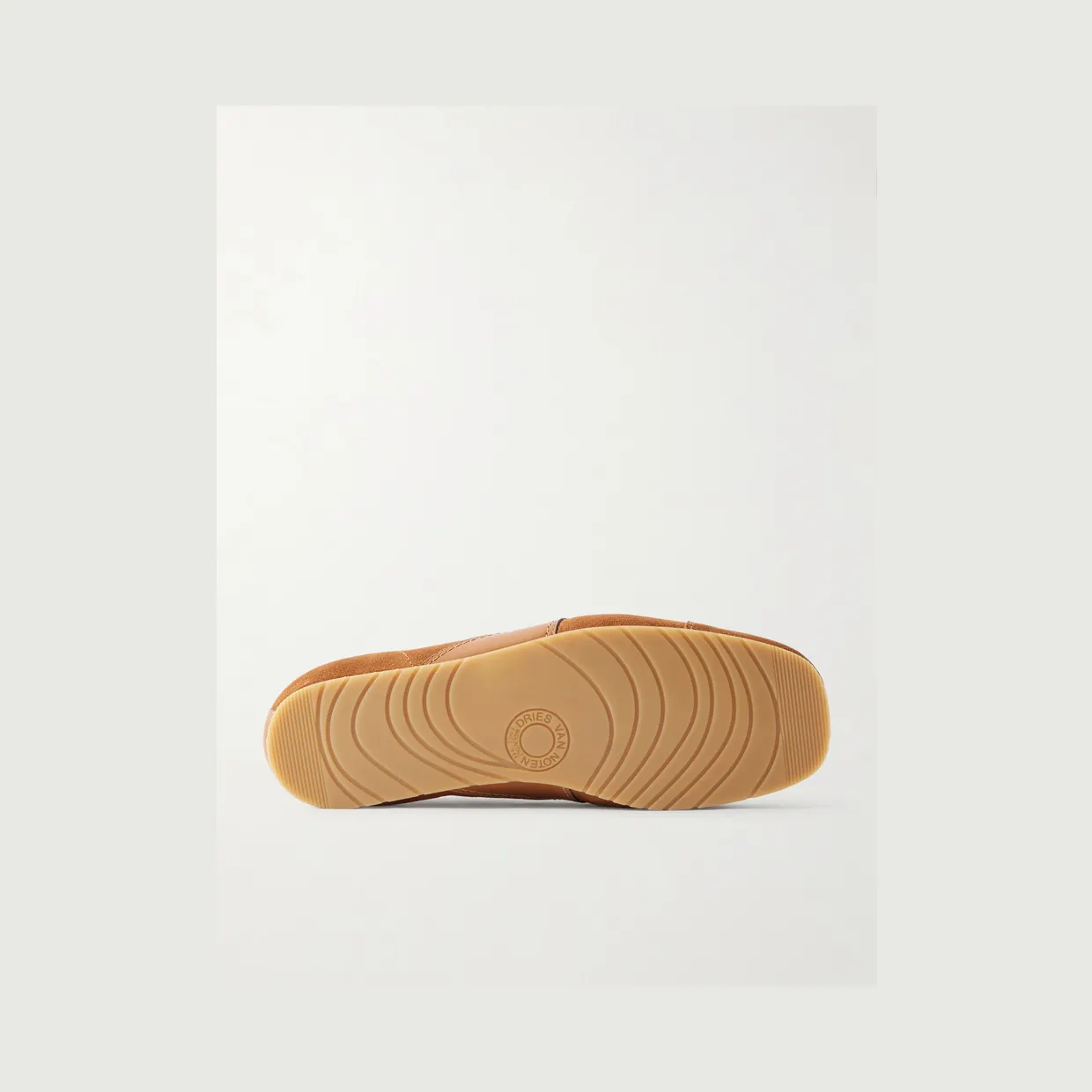 Dries Van Noten Leather-Trimmed Suede Sneakers Tan (261-021726-0126) (3)