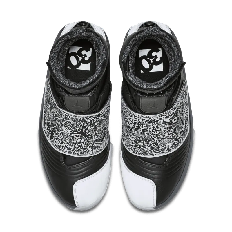 Jordan 20 Retro Playoff Black/White-Cool Grey (310455-003)