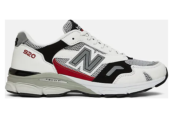 New Balance 920 MiUK 40th Anniversary White Grey Red (M920UKF)