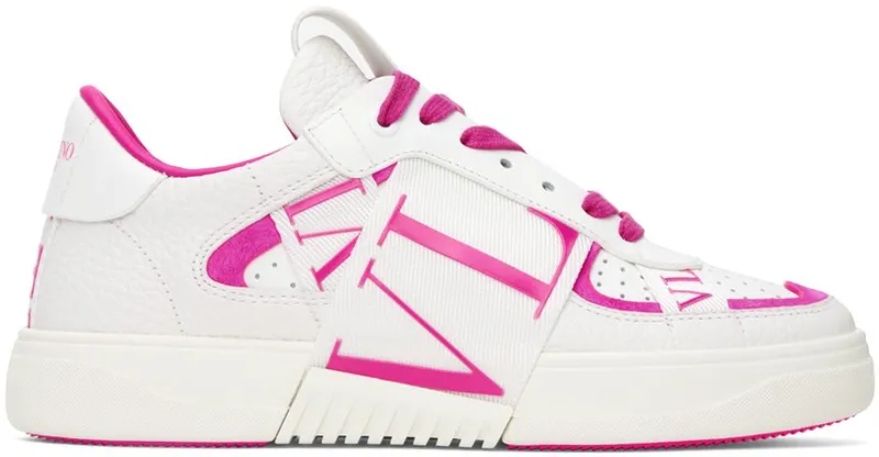 Valentino Garavani White & Pink VL7N Uwe Bianco/Bia/Pink (1W0S0V66GAK)