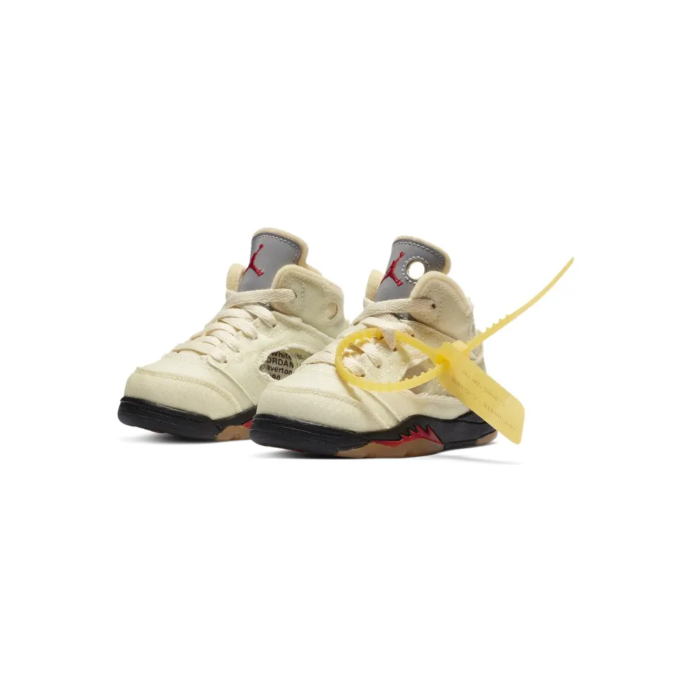 Air Jordan 5 Retro Off-White Sail (TD) (2020) (CV4828-100)
