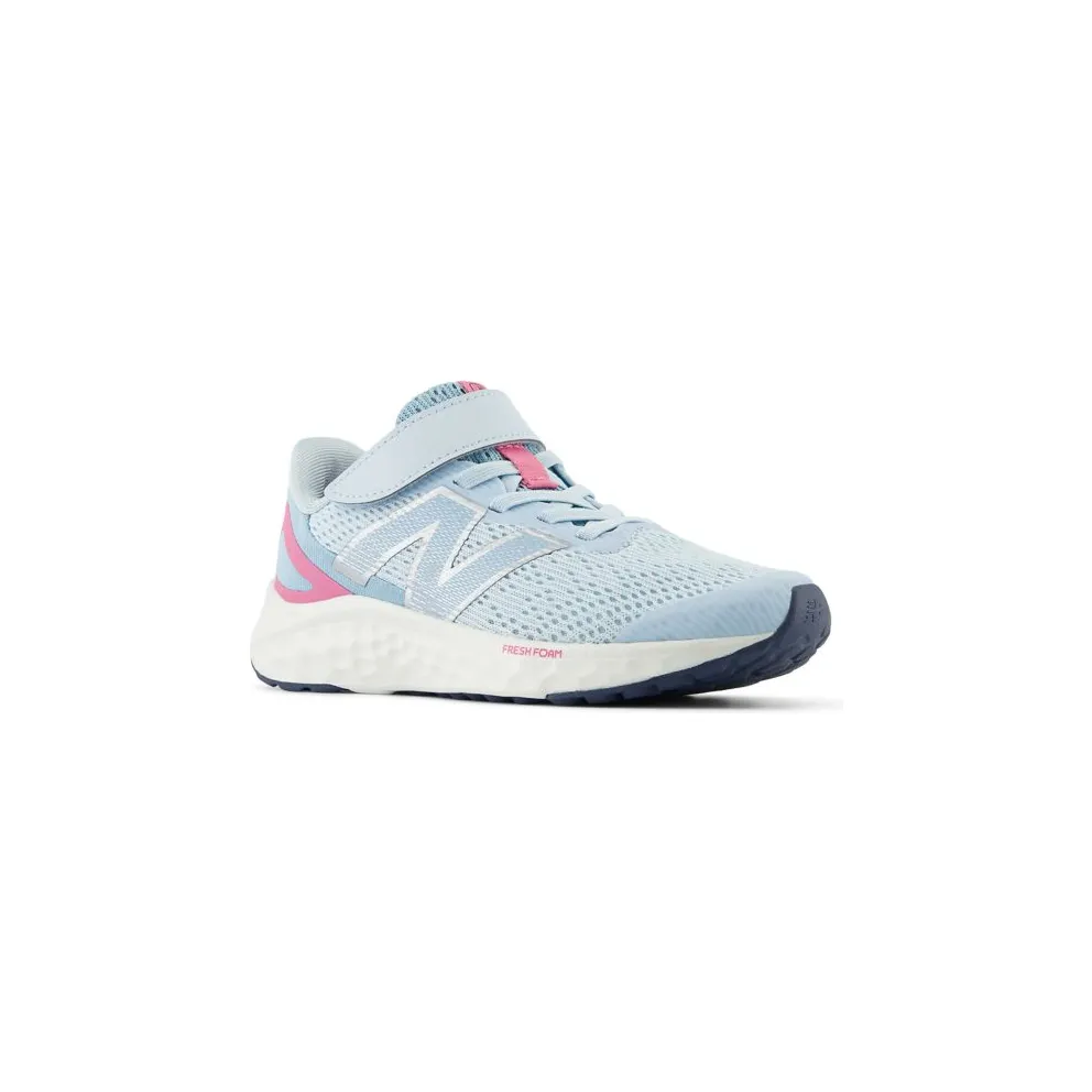 New Balance Fresh Foam Arishi v4 Bungee Lace Quarry Blue Real Pink Chrome Blue (PAARIYB4)