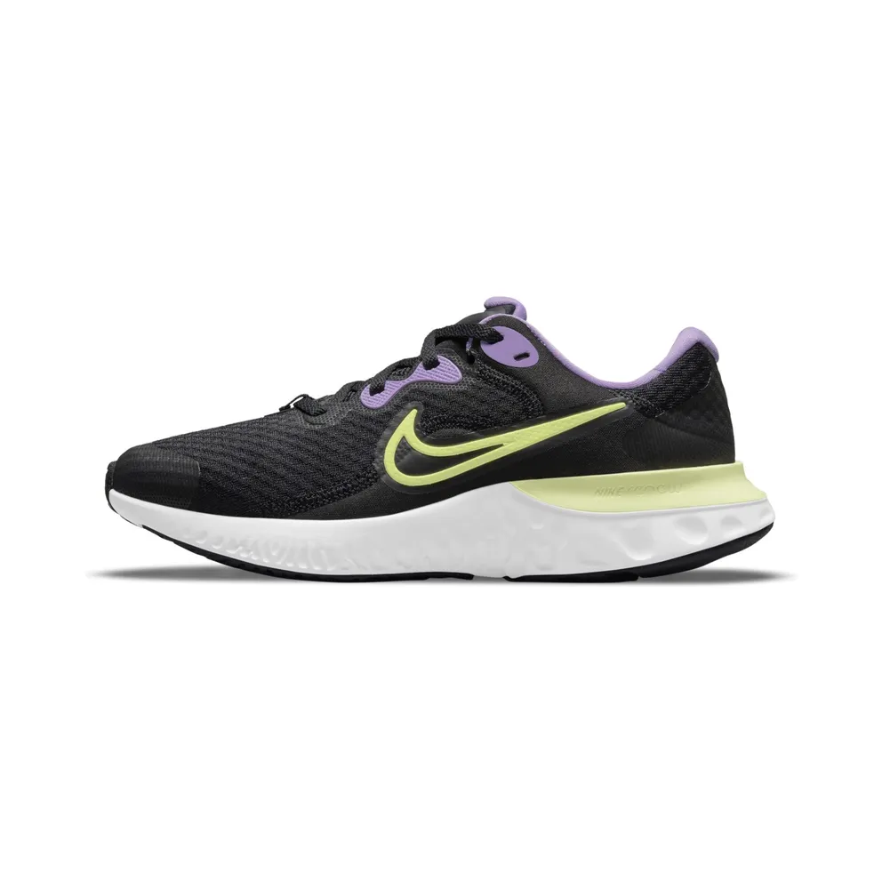 Nike Renew Run 2 “Black / Lilac / White / Light Lemon Twist” (CW3259-013)
