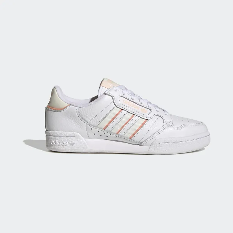 adidas Continental 80 Stripes Cloud White / Off White / Bliss Orange (GX4432)