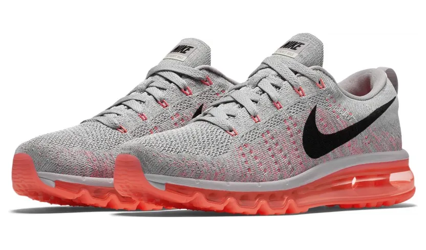 Nike Flyknit Air Max Violet Ash Hyper Orange (W)