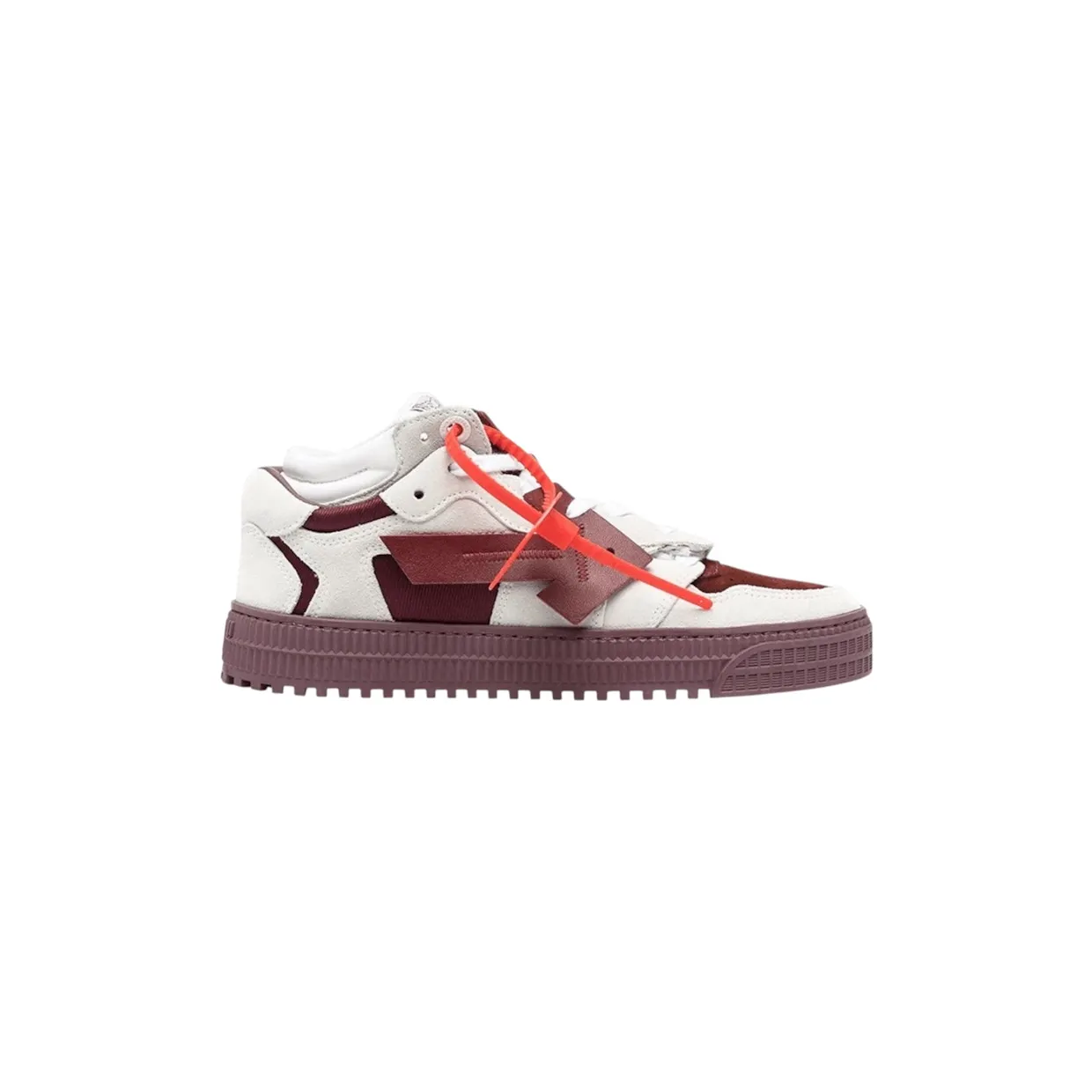 OFF-WHITE 3.0 Floating Arrow White Burgundy (OWIA181E20LEA0010128)