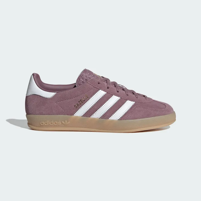 Adidas Gazelle Indoor Shadow Fig / Cloud White / Gum (IH5483)