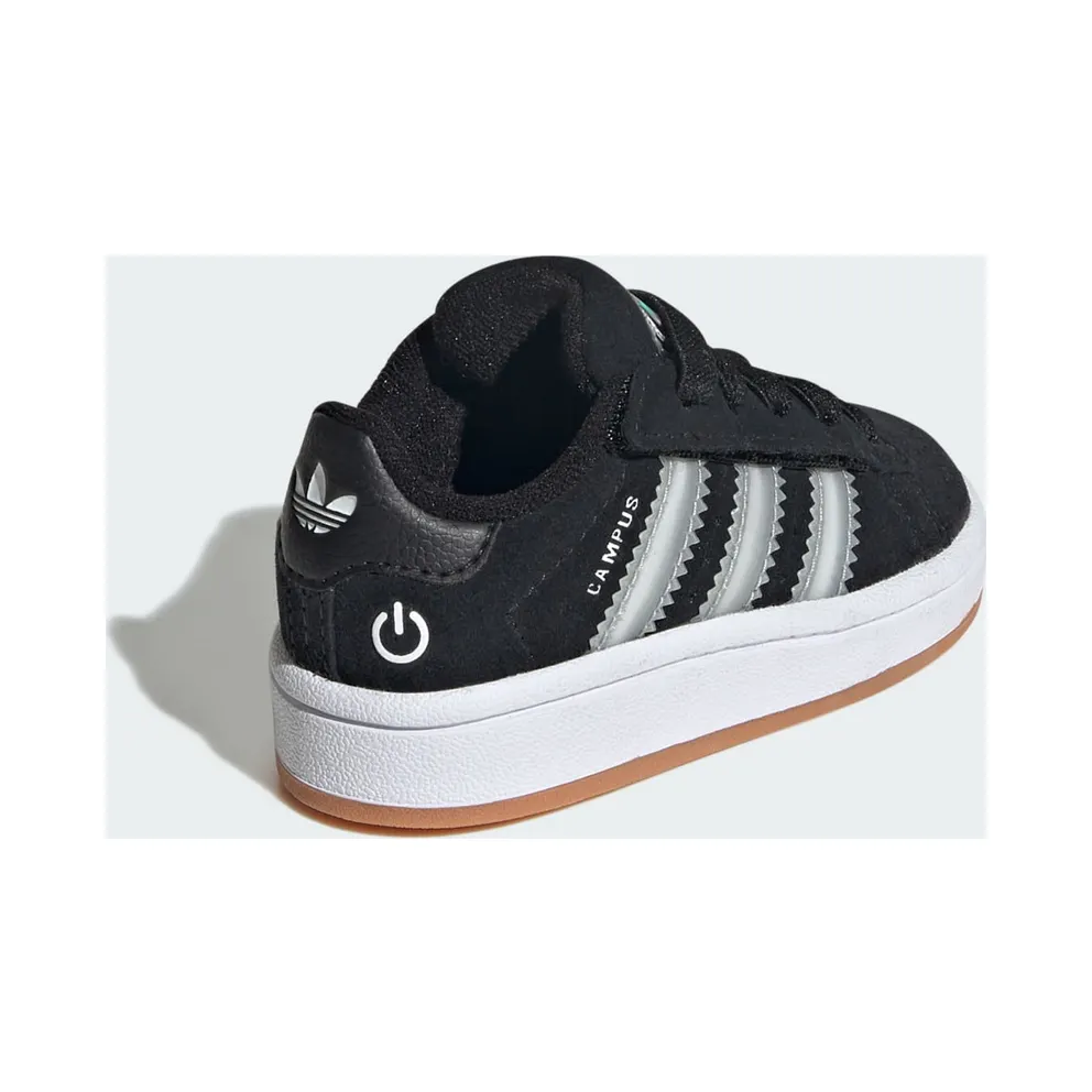 adidas Campus 00s Led Lights Comfort Closure Elastic Lace Shoes Kids “Core Black / Cloud White / Yellow” (JS1275)