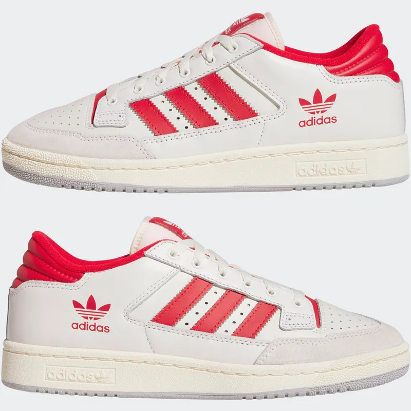 Adidas Centennial 85 Low Cloud White / Scarlet / Cream White (HQ6278)