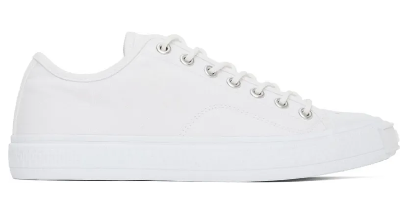 Acne Studios White Canvas Low 183 OPTIC WHITE (BD0231-)