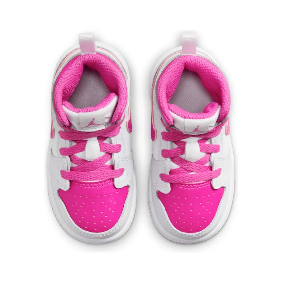 Jordan 1 Mid Iris Whisper White Fire Pink (FD8782-500)