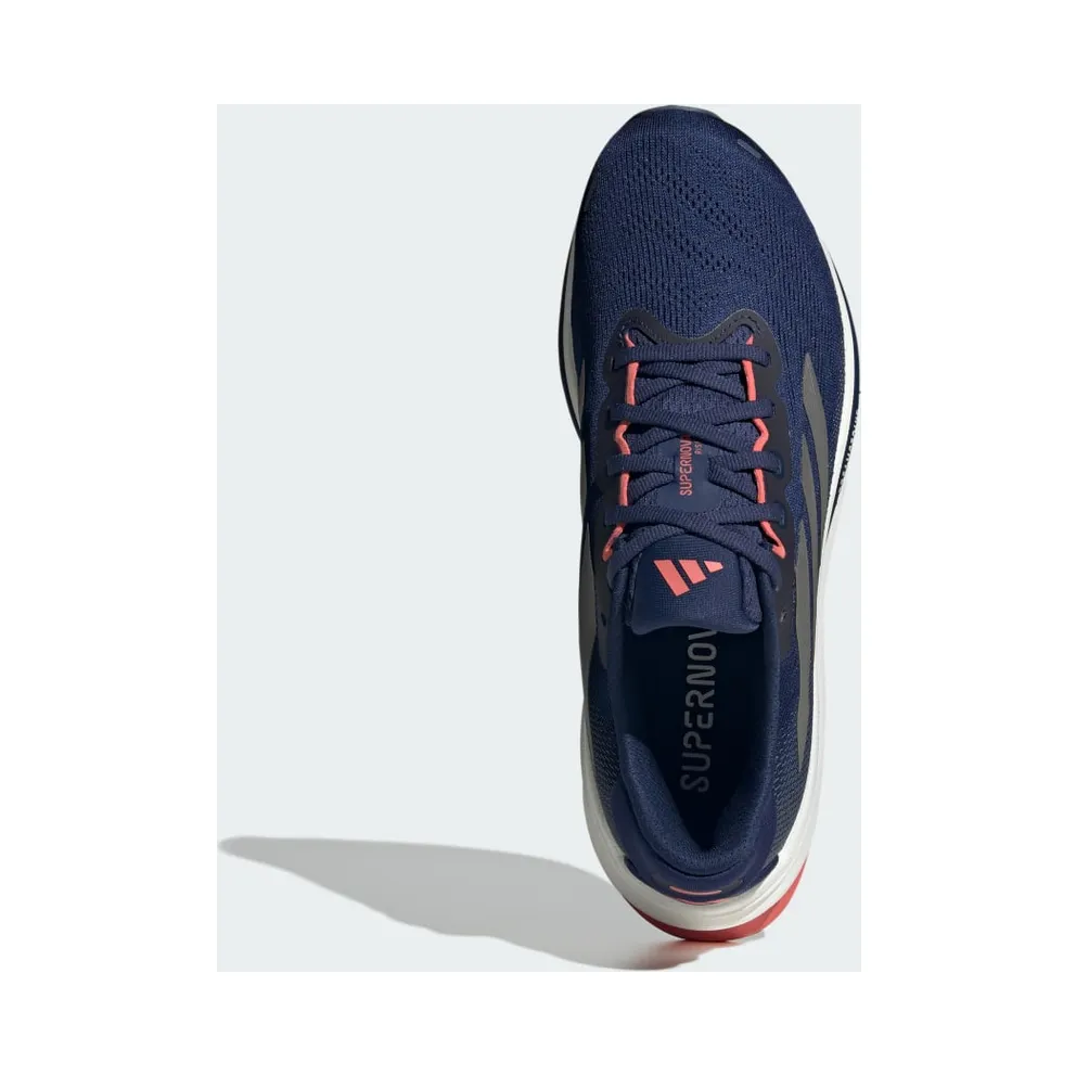 Adidas Supernova Rise 2 Running Shoes Dark Blue / Iron Metallic / Preloved Scarlet (JR3380)