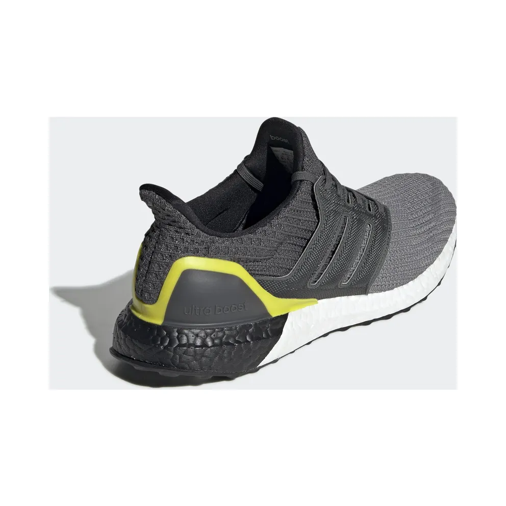 adidas Ultra Boost 4.0 Grey Black Yellow Grey Three/Grey Six/Core Black (G54003)
