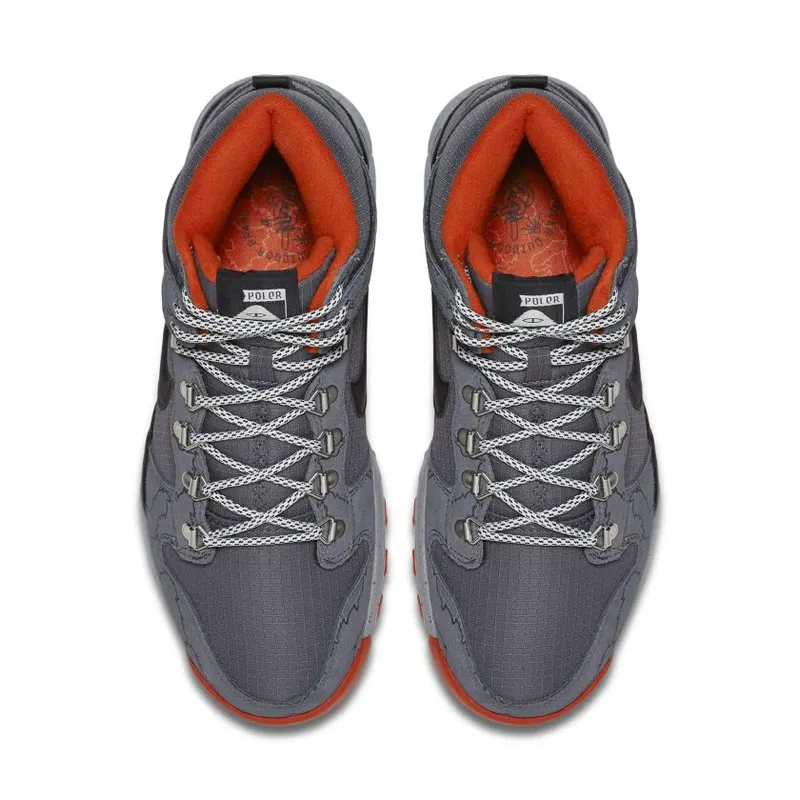 Nike SB Dunk High R/R Poler Dark Grey/University Orange-Black-White (806335-008)