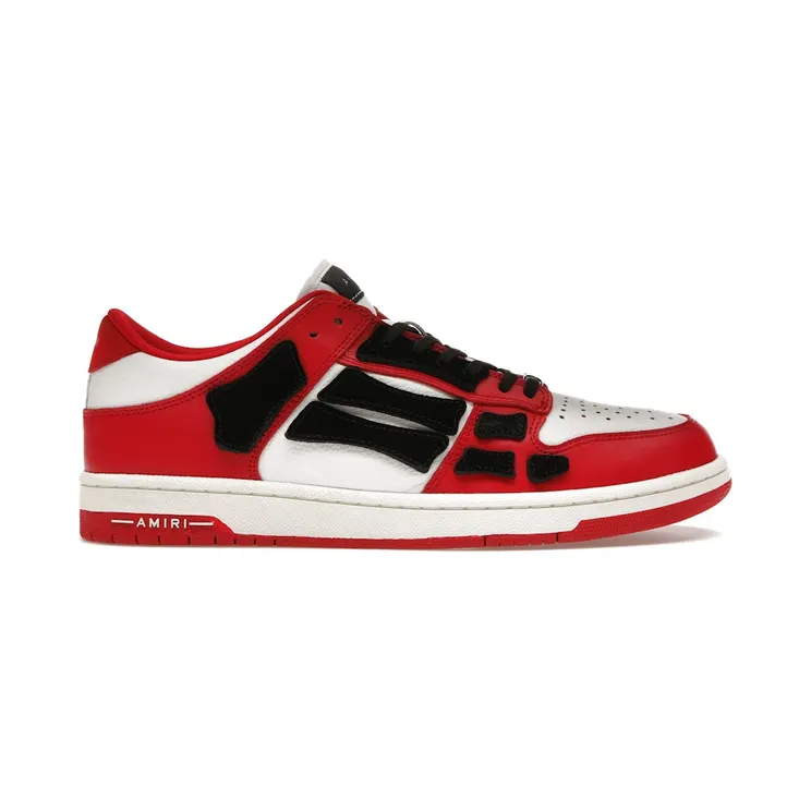 AMIRI Skel Top Low White Red White (AW22MFS003-610)