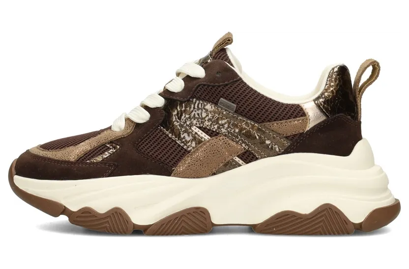 Poelman sneaker Bruin / Donkerbruin / Zwart (CGIGI02APSH1132)