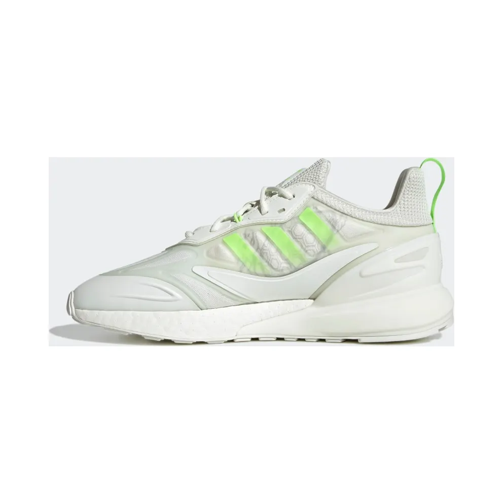 Adidas ZX 2K Boost 2.0 White Tint / Signal Green / Grey Two (GY3494)