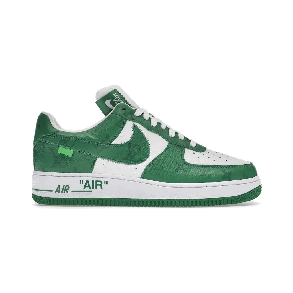 Louis Vuitton Nike Air Force 1 Low By Virgil Abloh White Green (1A9VAU)