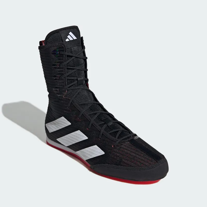 Adidas Box Hog 4 Core Black / Cloud White / Pure Ruby (IH2730)