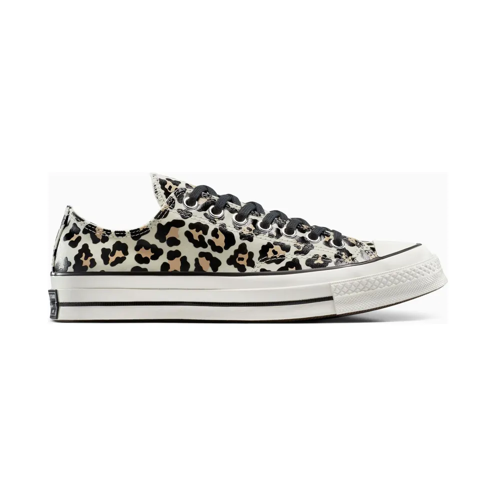 Converse Chuck 70 Glow-In-The-Dark Leopard Print Black Driftwood/Light Fawn/Black (A15033C)
