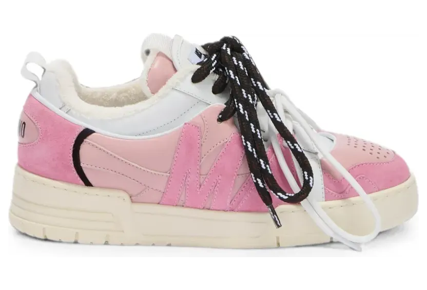 Moschino Sneakers mit Logo-Patch – Rosa (MA15304G1PMAB)
