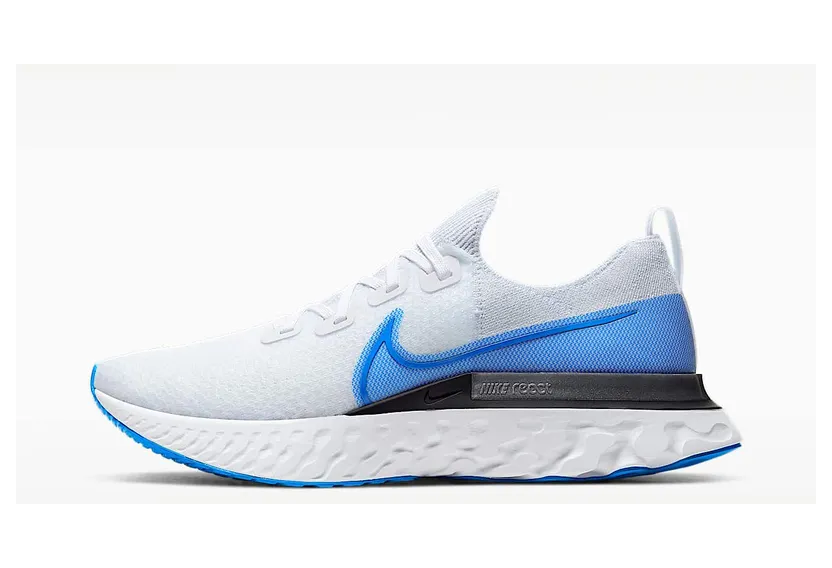 Nike React Infinity Run FK Ture “True White / White / Pure Platinum / Photo Blue” (CD4371-101)