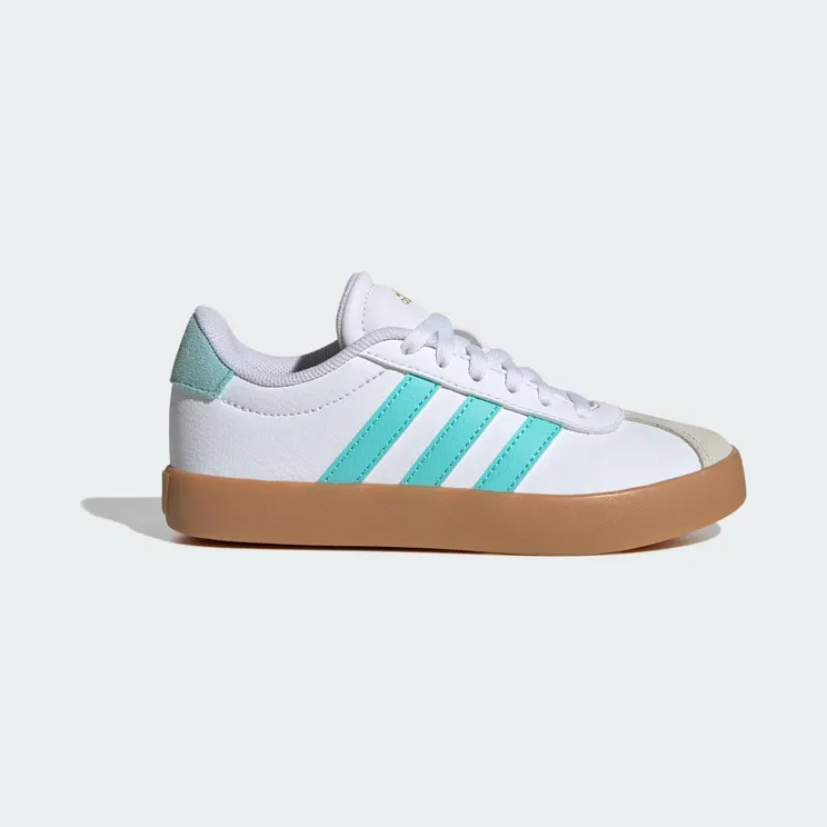 adidas VL Court 3.0 Cloud White Flash Aqua Alumina (JS2596)