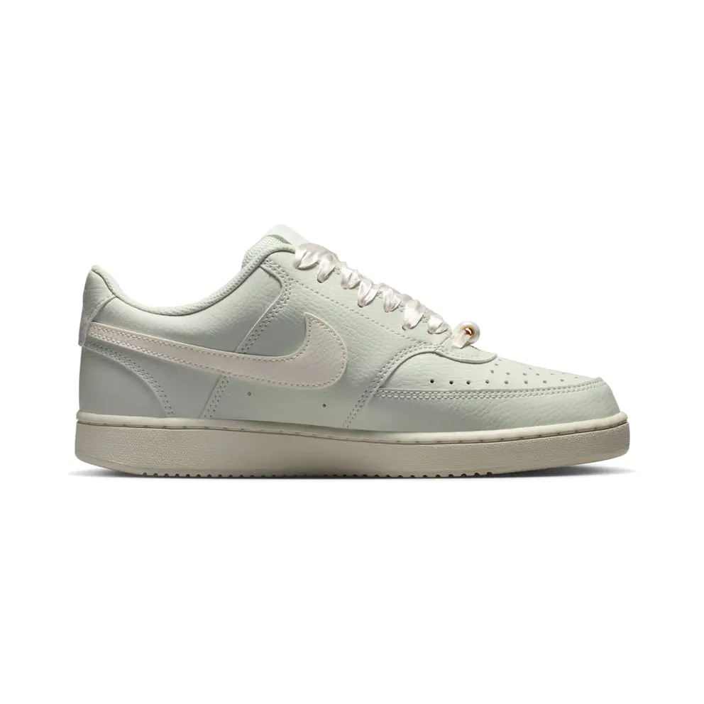 Nike Court Vision Low SE ‘Stitched Floral “Spruce Aura / Sail” (IB6652-002)