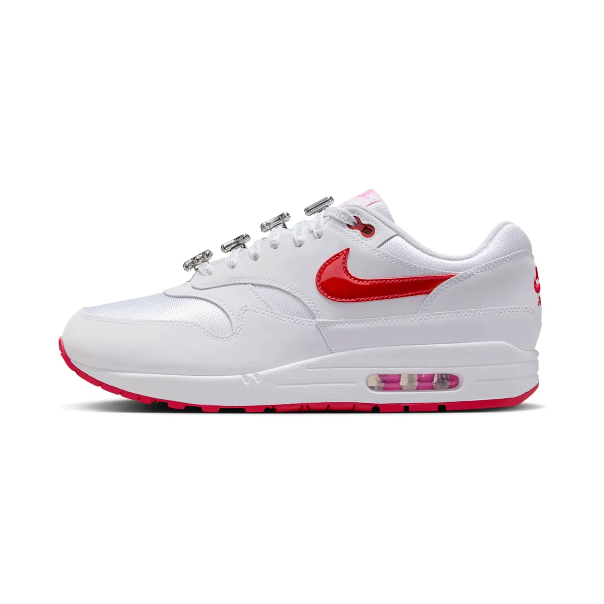 Nike Air Max 1 ‘Valentine’s Day White’ (HV2303-100): wit tot je dichterbij komt