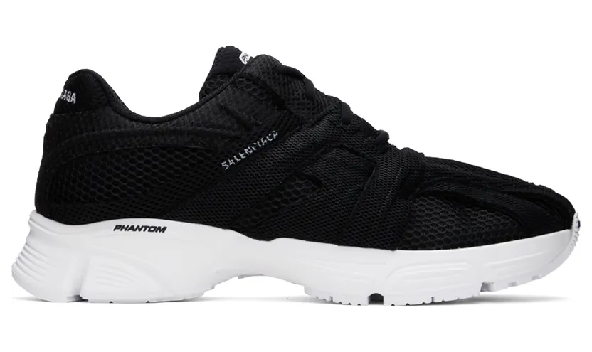 Balenciaga Black Phantom Sneakers (678869-W2E96-1090)