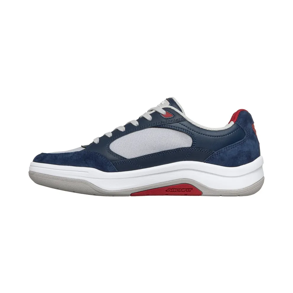 Skechers Arch Fit Wave Sneaker Marine/Red