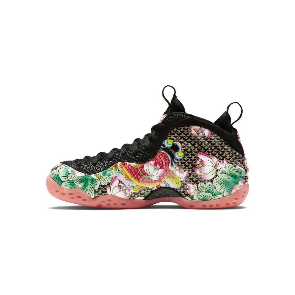 Nike Air Foamposite One Tianjin Black/Black-Lava Glow-Lakeside (744307-001)