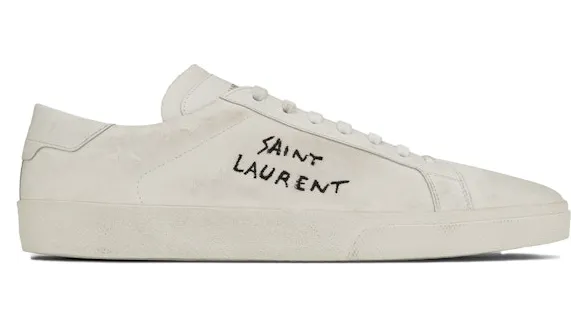 Saint Laurent Court Classic SL/06 White Worn