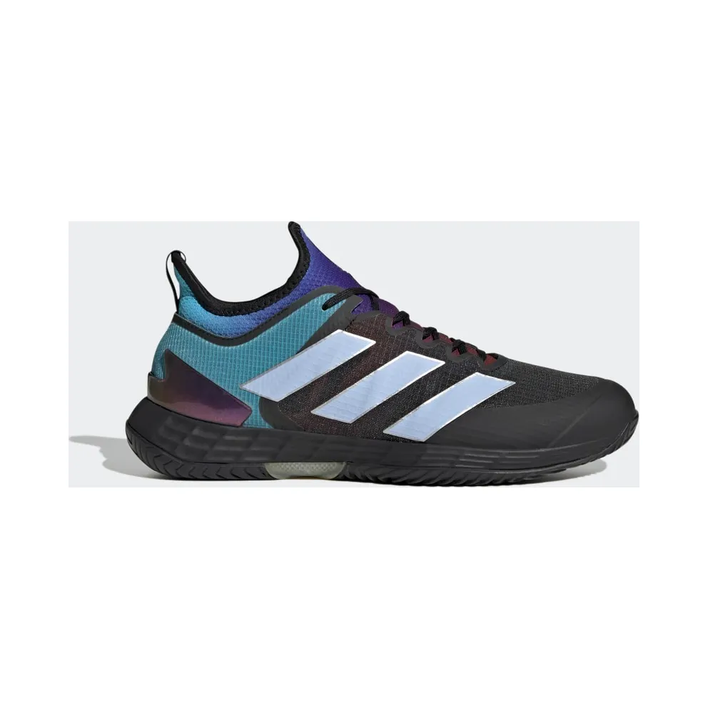 adidas Adizero Ubersonic 4 Tennisschuh Grey Six / Blue Dawn / Core Black (HQ8381)