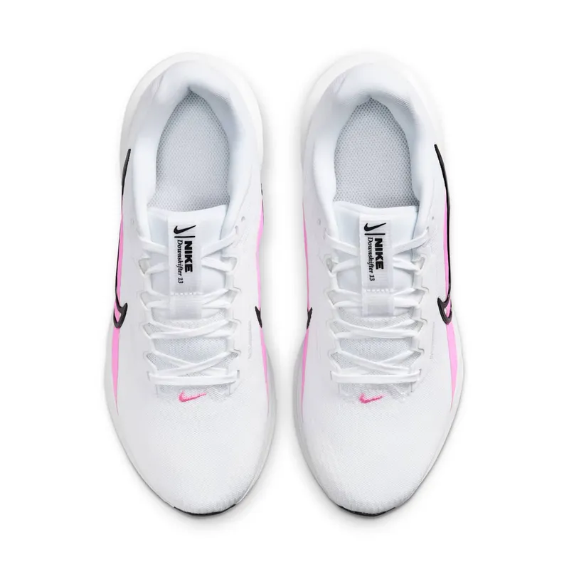 Nike Downshifter 13 White Black Pink Spell (FD6476-109)