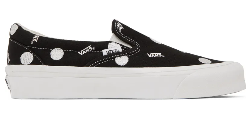 Vans Black OG Classic Slip-On LX Sneakers (VN0A45JKBLK1)