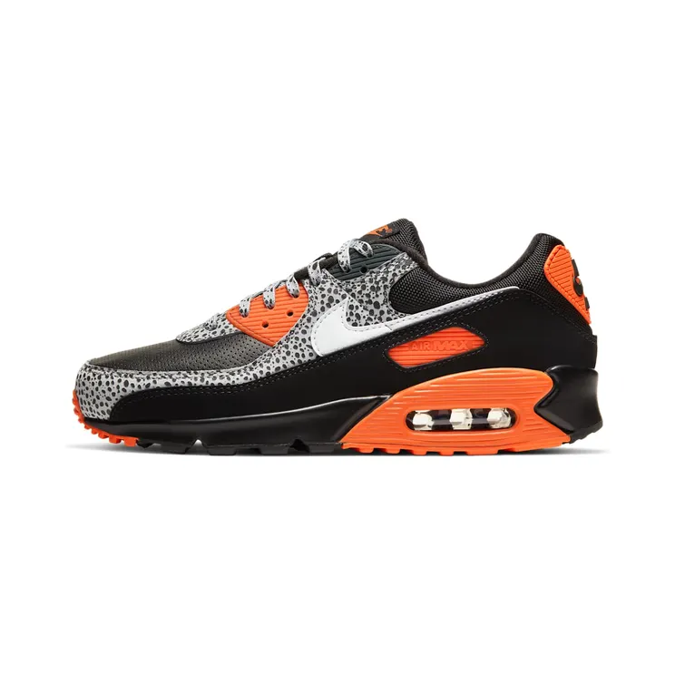 Nike Air Max 90 ‘Safari’ “Black / Safety Orange / White” (DA5427-001)
