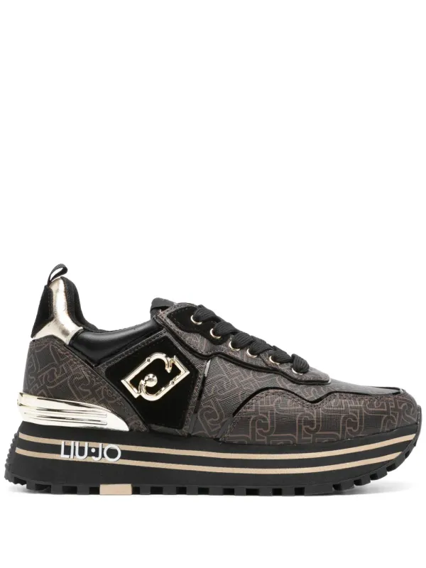 LIU JO Sneakers mit dicker Sohle – Braun (BF3013EX057S)