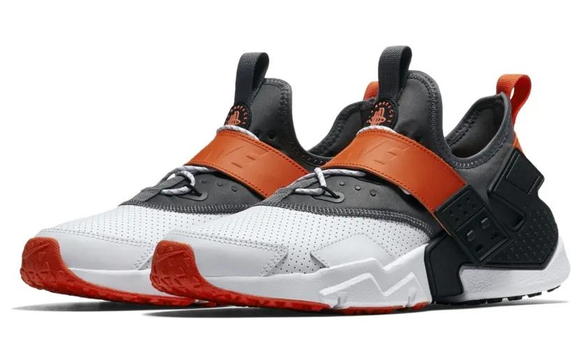 Nike Air Huarache Drift White Dark Grey Rush Orange (AH7335-102)